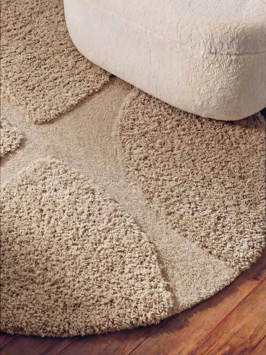 Ted Baker Lambeth High Pile Rug Jasper Beige 106370