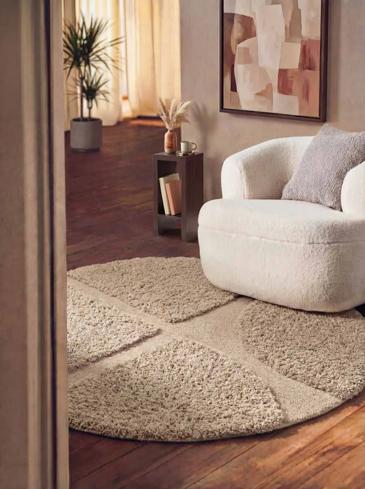 Ted Baker Lambeth High Pile Rug Jasper Beige 106370
