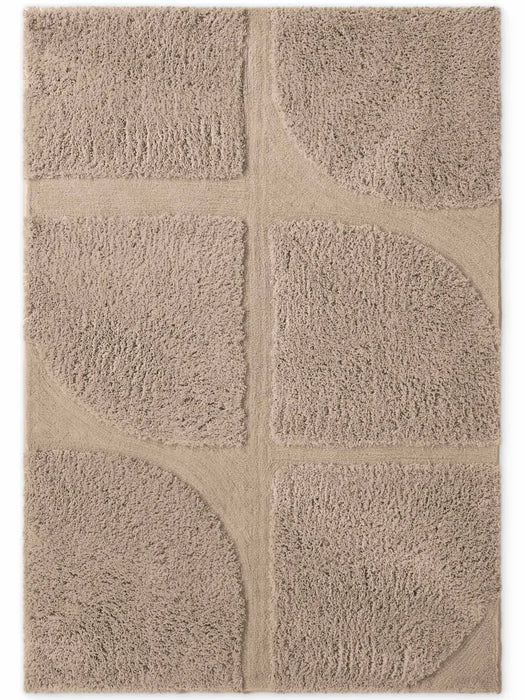Ted Baker Lambeth High Pile Rug Jasper Beige 106370