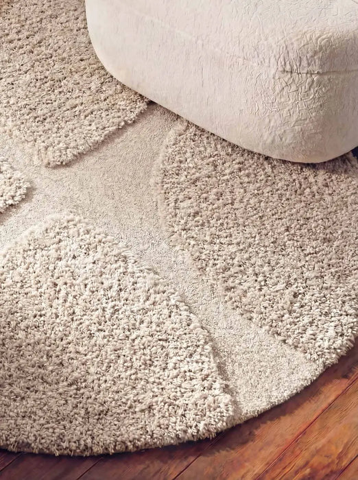 Ted Baker Lambeth High Pile Rug Jasper Cream 106371