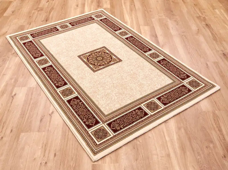 Mastercraft da vinci 057 0801 6414 Beige, Red Living Room  Rug.