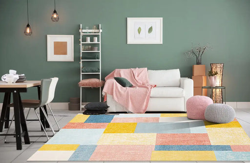 Mastercraft city 46115 ak991 Multicoloured Living Room Floral Rug.