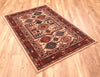 Mastercraft kashqai 4306 100 Green, Yellow, Beige, Multicoloured, Red Living Room Wool Rug.