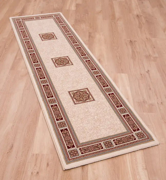 Mastercraft da vinci 057 0801 6414 Beige, Red Living Room  Rug.
