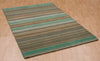 Asiatic pimlico green Green, Multicoloured Living Room Wool Rug.