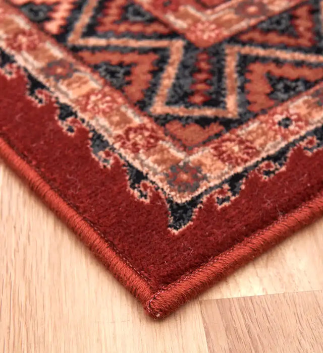 Mastercraft kashqai 4308300 Red Living Room Wool Rug.