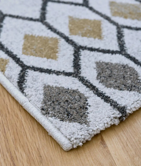 Mastercraft liberty 34001 6191 Yellow, Ivory, Multicoloured Living Room Floral Rug.
