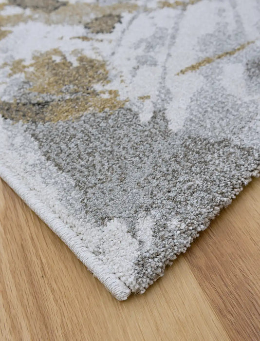 Mastercraft liberty 34007 6191 Grey, Yellow, Ivory Living Room Floral Rug.