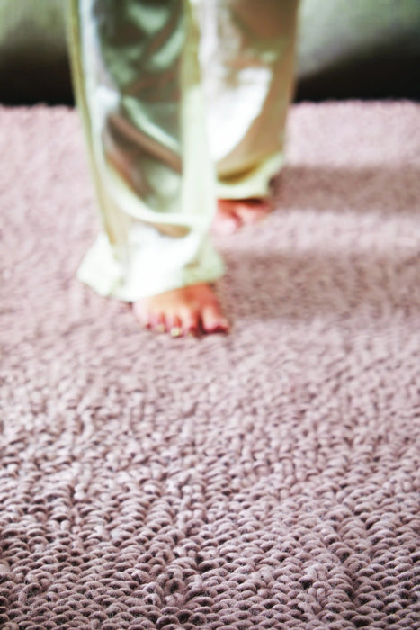 Rug Guru union nude Pink Living Room Wool Rug.