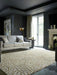 Asiatic katherine carnaby coral gold Yellow Living Room Geometric Rug.