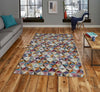 Think Rugs 16th avenue 34a multi Multicoloured Living Room Geometric Rug.