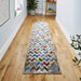 Think Rugs 16th avenue 36a multi Multicoloured Living Room Geometric Rug.