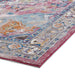 Think Rugs 16th avenue 91da fushcia blue Blue, Multicoloured, Pink Living Room Geometric Rug.