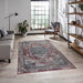 Think Rugs 16th avenue 92da fushchia blue Blue, Multicoloured, Pink Living Room Geometric Rug.