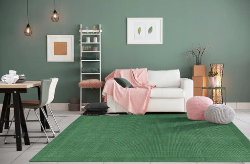 Asiatic york forrest green Green Living Room Wool Rug.