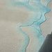 Nourison prismatic prs22 sea mist blue Blue Living Room Wool Rug.