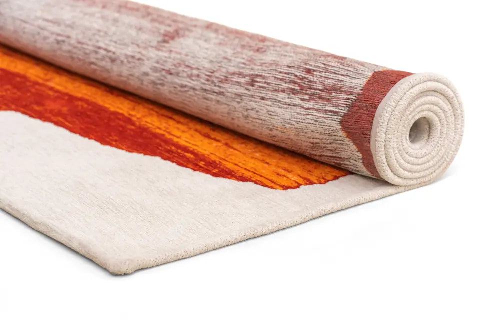 BRUSH ORANGE 2061 Washable and Indoor/Outdoor