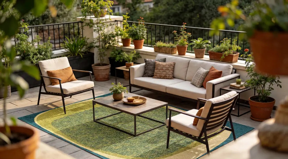 MARBLE LARCH 2062 Washable and Indoor/Outdoor