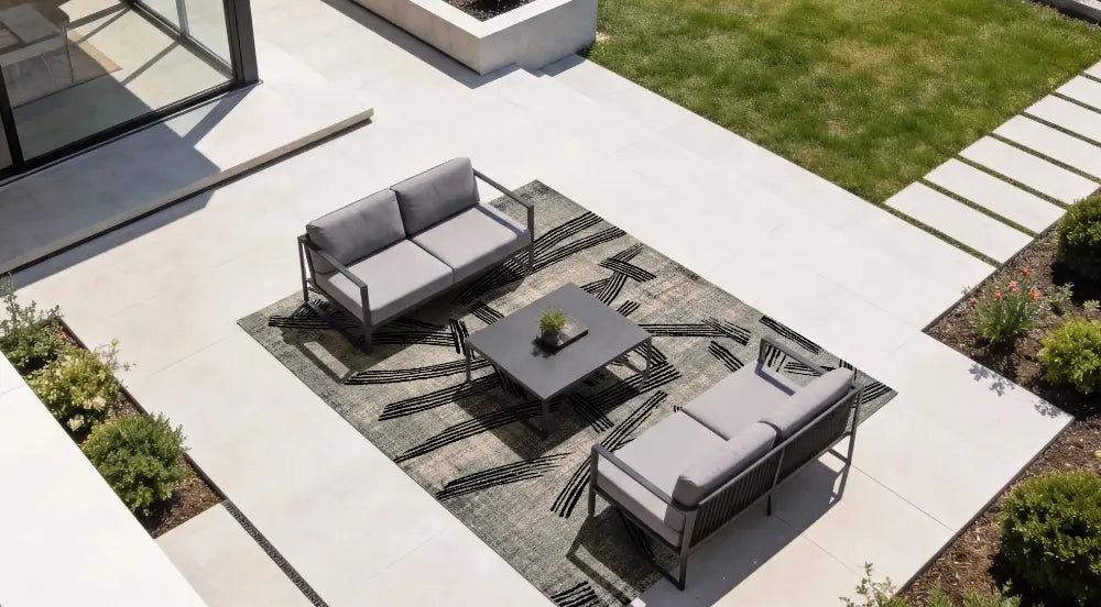 KANJI DARK STREET 2066 Washable and Indoor/Outdoor