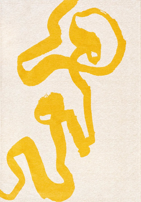 RIBBON PURE YELLOW 2084 Washable and Indoor/Outdoor