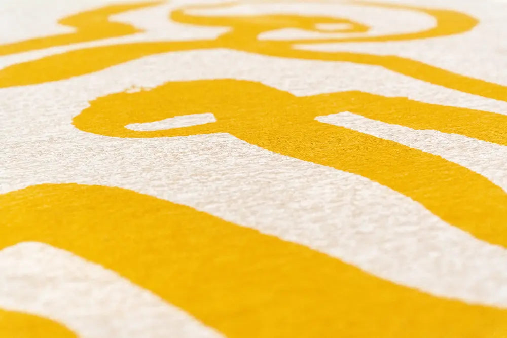 RIBBON PURE YELLOW 2084 Washable and Indoor/Outdoor