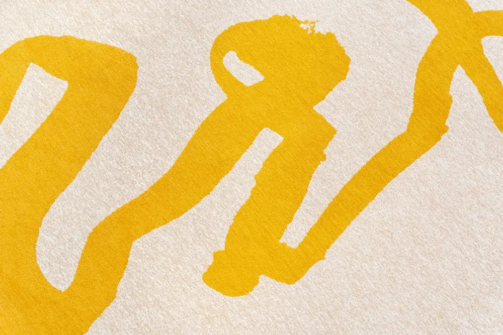 RIBBON PURE YELLOW 2084 Washable and Indoor/Outdoor