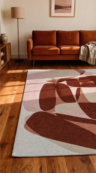 STONES Cherry Mocha 2088 Washable and Indoor/Outdoor