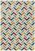 Asiatic colt cl06 chevron multi Multicoloured Living Room Geometric Rug.