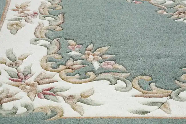 Oriental Weavers royal indian green Green Living Room Wool Rug.