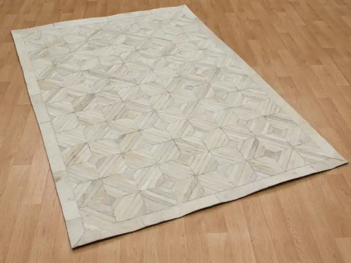 Asiatic gaucho parquet Beige  Geometric Rug.
