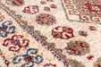 URCO orient urco 2520 cream red Cream Living Room Moroccan Rug.