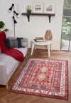 URCO orient urco 2520 red Red Living Room Moroccan Rug.