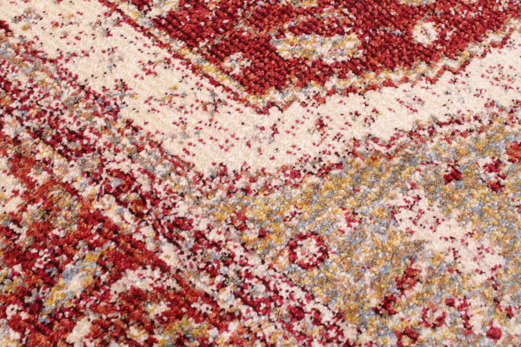 URCO orient urco 2529 red Multicoloured, Red Living Room Moroccan Rug.