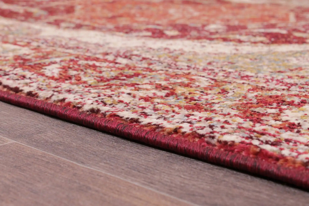 URCO orient urco 2529 red Multicoloured, Red Living Room Moroccan Rug.