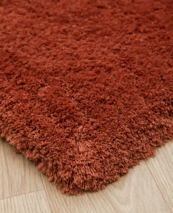 Asiatic lulu spice Orange Living Room Shaggy Rug.