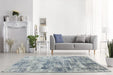 Asiatic orion or04 abstract blue Blue Living Room  Rug.