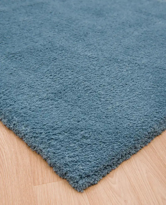Asiatic lulu duck egg Blue Living Room Shaggy Rug.