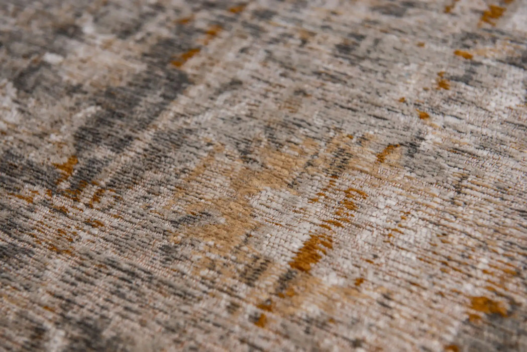 Louis de Poortere antiquarian 8884 ushak suleimangrey Beige Living Room Flat Weave Rug.