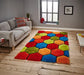 Think Rugs noble house 30782 30782 multi Multicoloured Living Room Shaggy Rug.