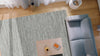 Mastercraft nomad 26004 4252 Grey Living Room  Rug.