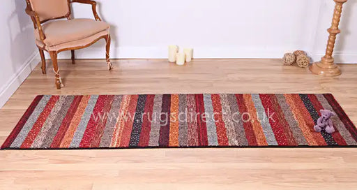 Mastercraft woodstock 32743 1382 Brown, Multicoloured, Red Living Room  Rug.