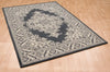 Asiatic bronte shadow charcoal beige Grey, Beige Living Room Wool Rug.