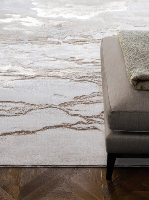 Asiatic aurora au17 linea Ivory Living Room  Rug.