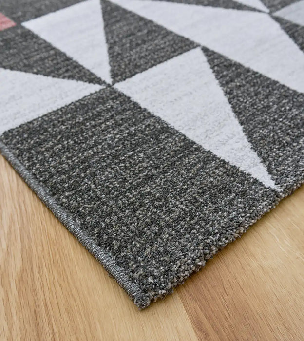 Mastercraft liberty 34002 3111 Grey, Ivory, Multicoloured Living Room Floral Rug.