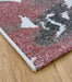 Mastercraft liberty 34006 6111 Ivory, Multicoloured, Pink Living Room Floral Rug.