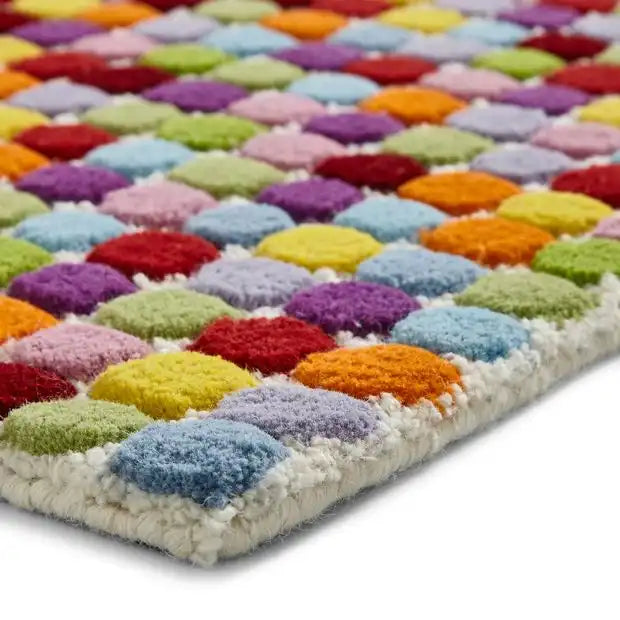 Think Rugs prism think pr429 multi Multicoloured Living Room Wool Rug.