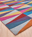Asiatic funk funk triangles Multicoloured Living Room Wool Rug.