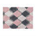 Origins 3d geo shaggy blush Multicoloured, Pink Living Room  Rug.