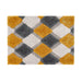 Origins 3d geo shaggy ochre Yellow, Multicoloured Living Room  Rug.