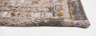 Louis de Poortere antiquarian 8884 ushak suleimangrey Beige Living Room Flat Weave Rug.